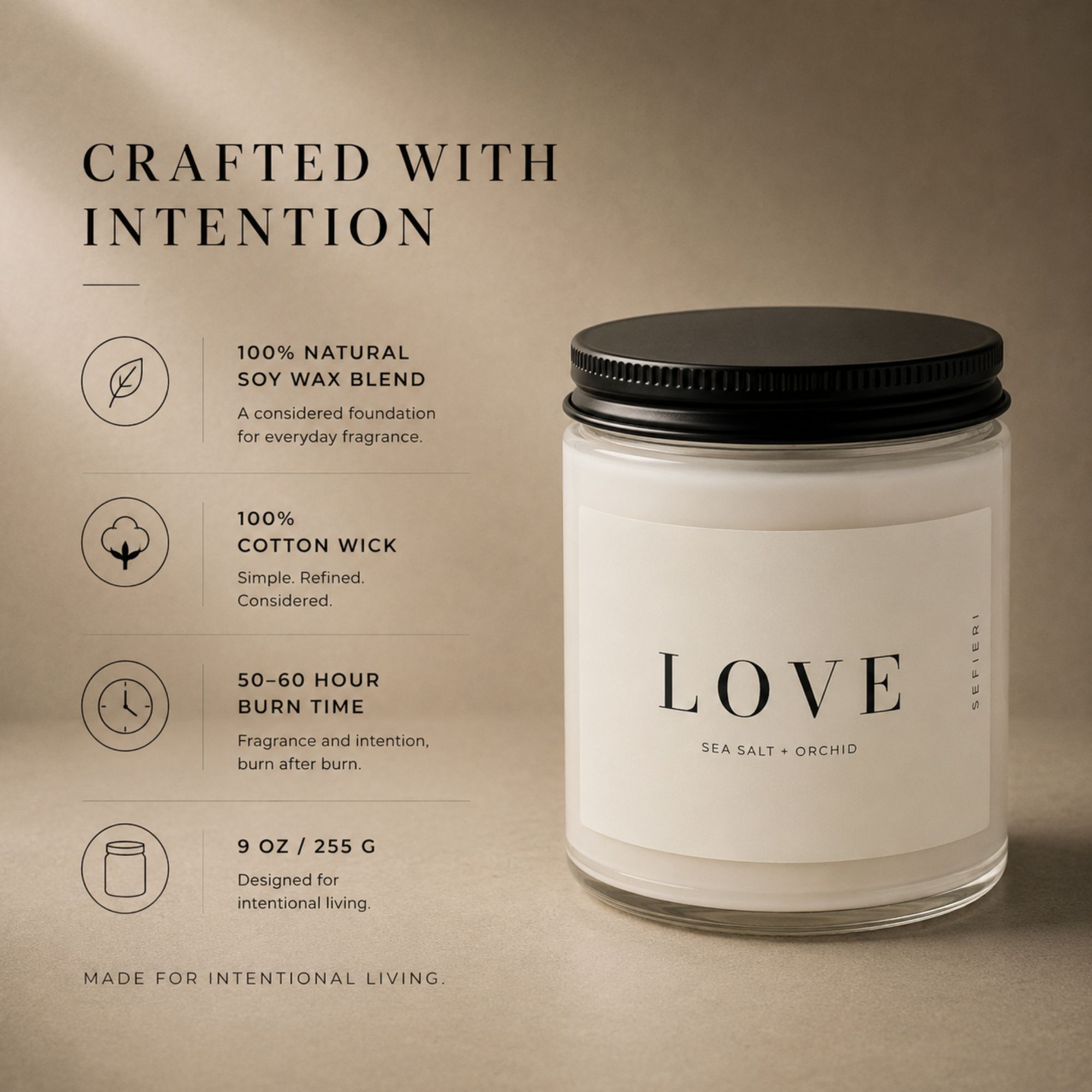 LOVE — Sea Salt + Orchid